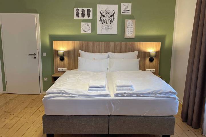 Ferienwohnung für 17 Personen, mit Garten