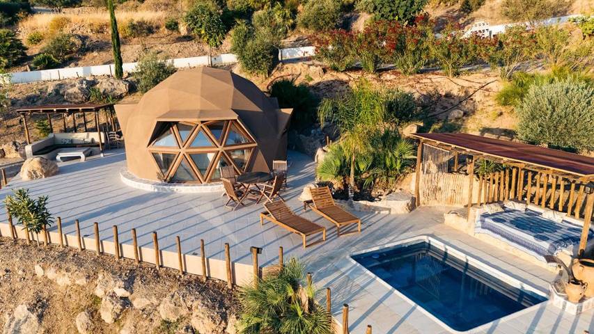Casa para 2 personas, con vistas además de piscina y terraza en Mojácar