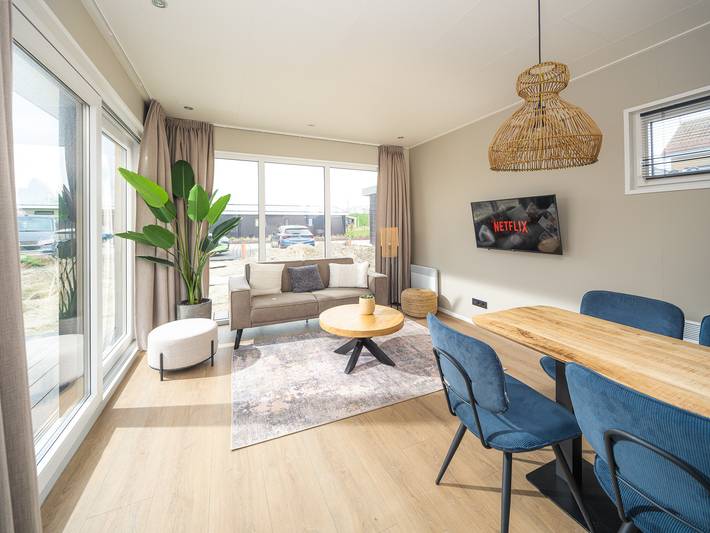 Chalet für 2 Personen, mit Garten und Sauna sowie Terrasse in Zeeland