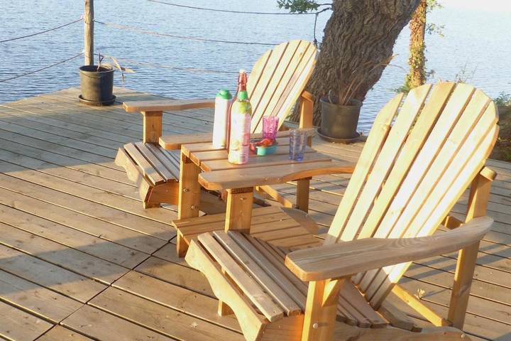 Appartement de vacances pour 4 personnes, avec Balcon et Terrasse ainsi que Jardin et Piscine