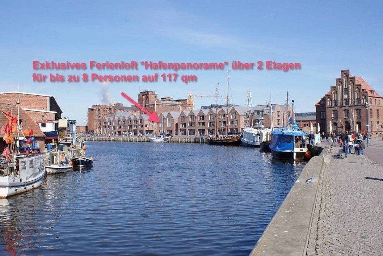 Appartement de vacances entier, Hafenpanorama in Wismar, Mecklembourg-du-Nord-Ouest