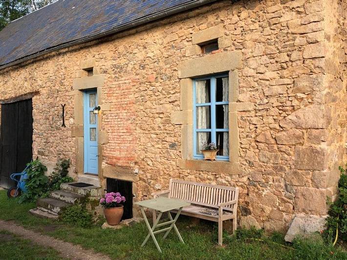 Maison de vacances pour 4 personnes, avec Terrasse et Jardin ainsi que Piscine et Vue