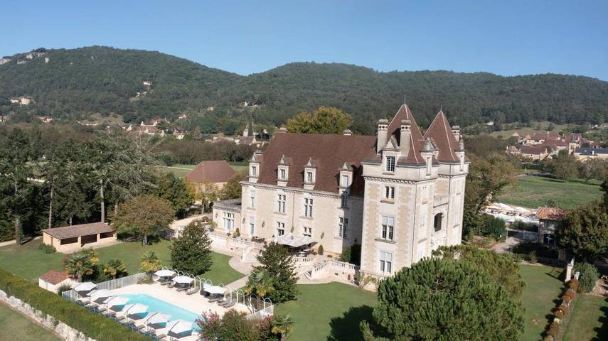 Hôtel pour 2 personnes, avec piscine et jardin ainsi que vue et bassin pour enfant
