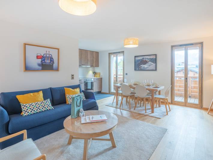 Gîte pour 4 personnes, avec balcon dans Office de Tourisme de l'Alpe d'Huez - 2