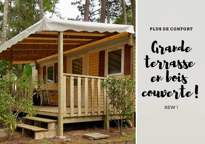 Camping pour 6 personnes, avec piscine ainsi que terrasse et bassin pour enfant à Saint-Georges-de-Didonne - 2