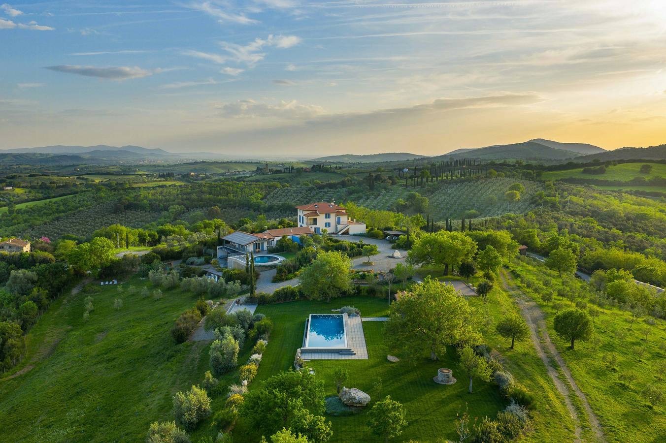 Exklusive Villa mit Panorama-Pool und Fitnessraum in Campagnatico, Grosseto Provinz
