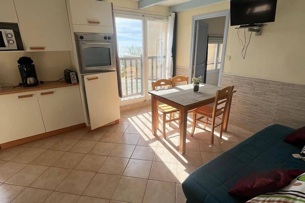 Ganze Wohnung, F2 Apartments mit Panoramablick auf das Meer in Farinole, Calvi und Umgebung