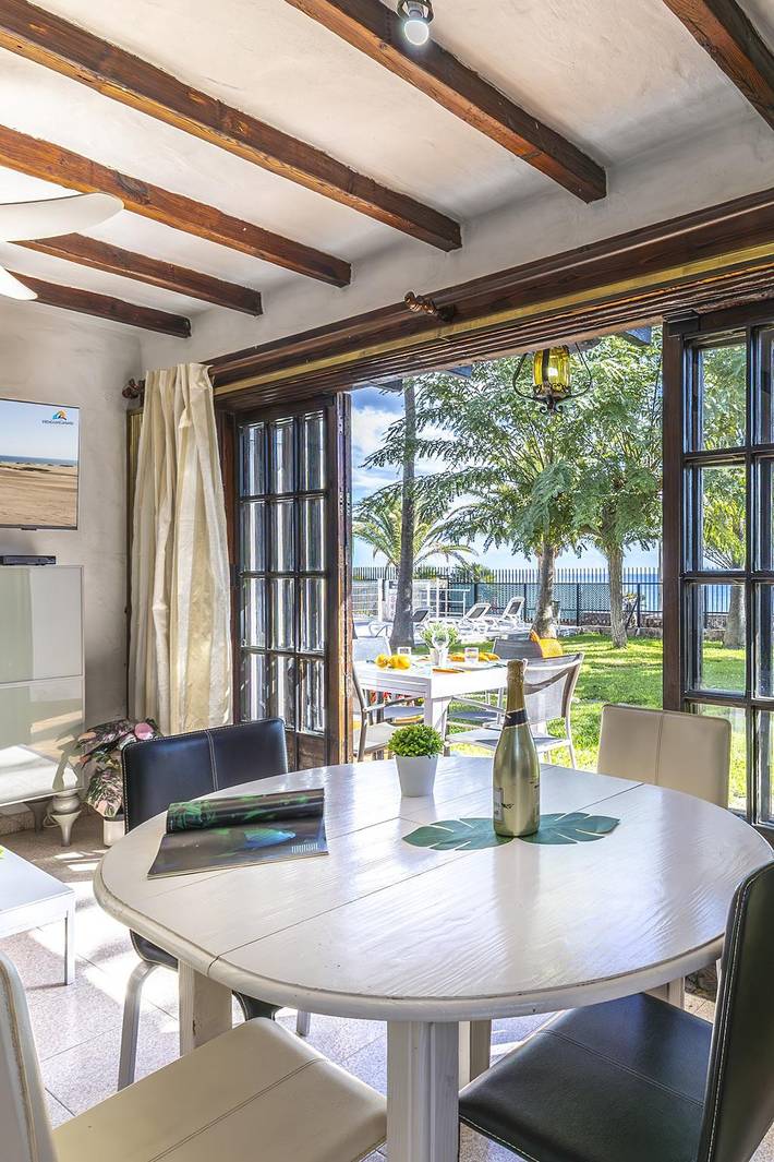 Appartement de vacances pour 4 personnes, avec Terrasse ainsi que Jardin et Piscine