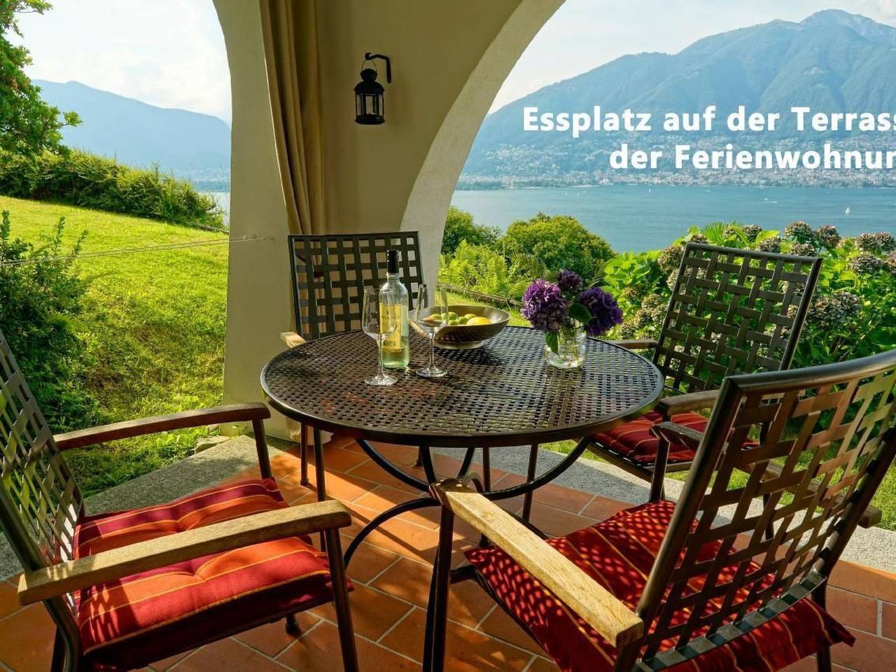 Ganze Wohnung, Studio mit Blick auf das Wasser in Piazzogna, Gambarogno