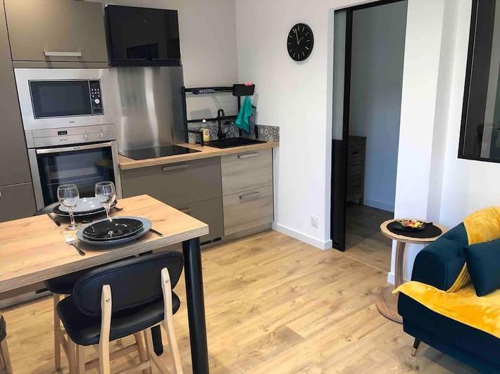 Appartement de vacances pour 2 personnes, avec Terrasse et Jardin