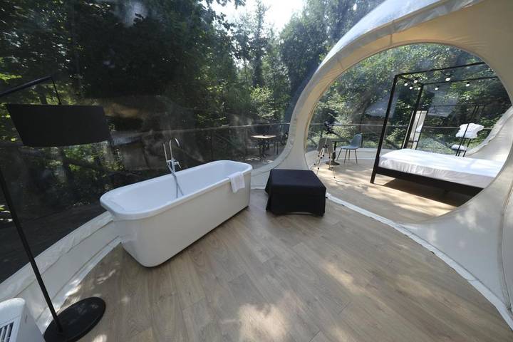 Gîte pour 2 personnes, avec vue et jardin ainsi que piscine et terrasse à Camporgiano - 4