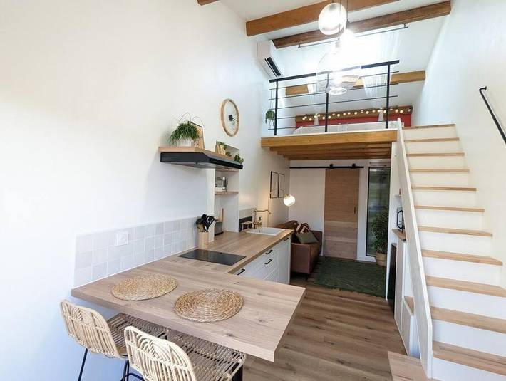 Gîte pour 2 personnes, avec jardin et terrasse à Saint-Nazaire (Pyrénées-Orientales)