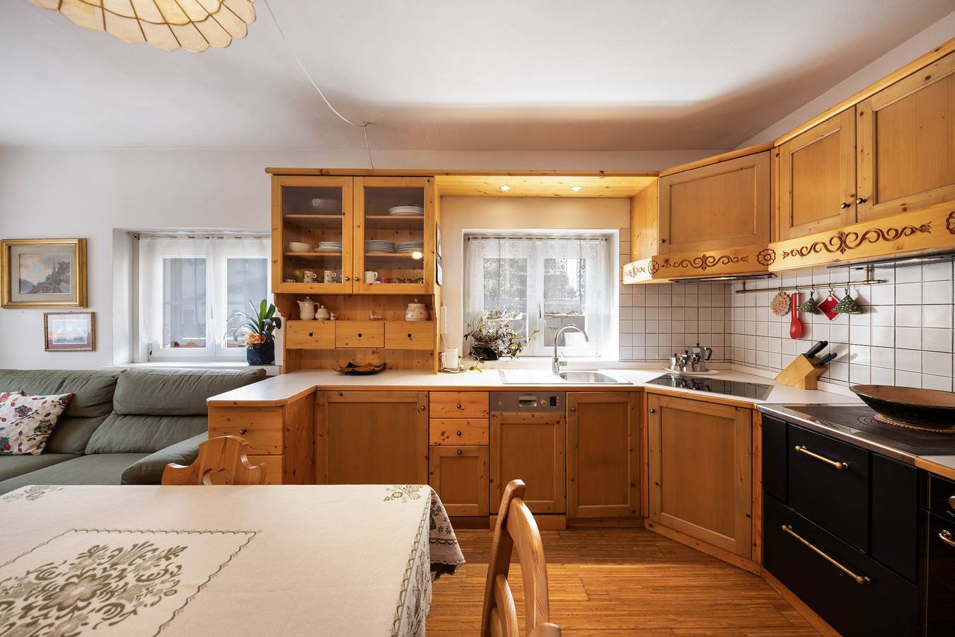 Ganze Wohnung, Ferienwohnung Ciasa Goti mit Bergblick, Wlan und Terrasse in Moena, Dolomiti Superski