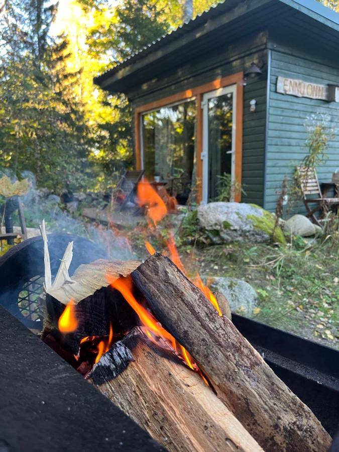 Camping für 2 Personen, mit Ausblick und Terrasse sowie Sauna und Garten, mit Haustier in Estland
