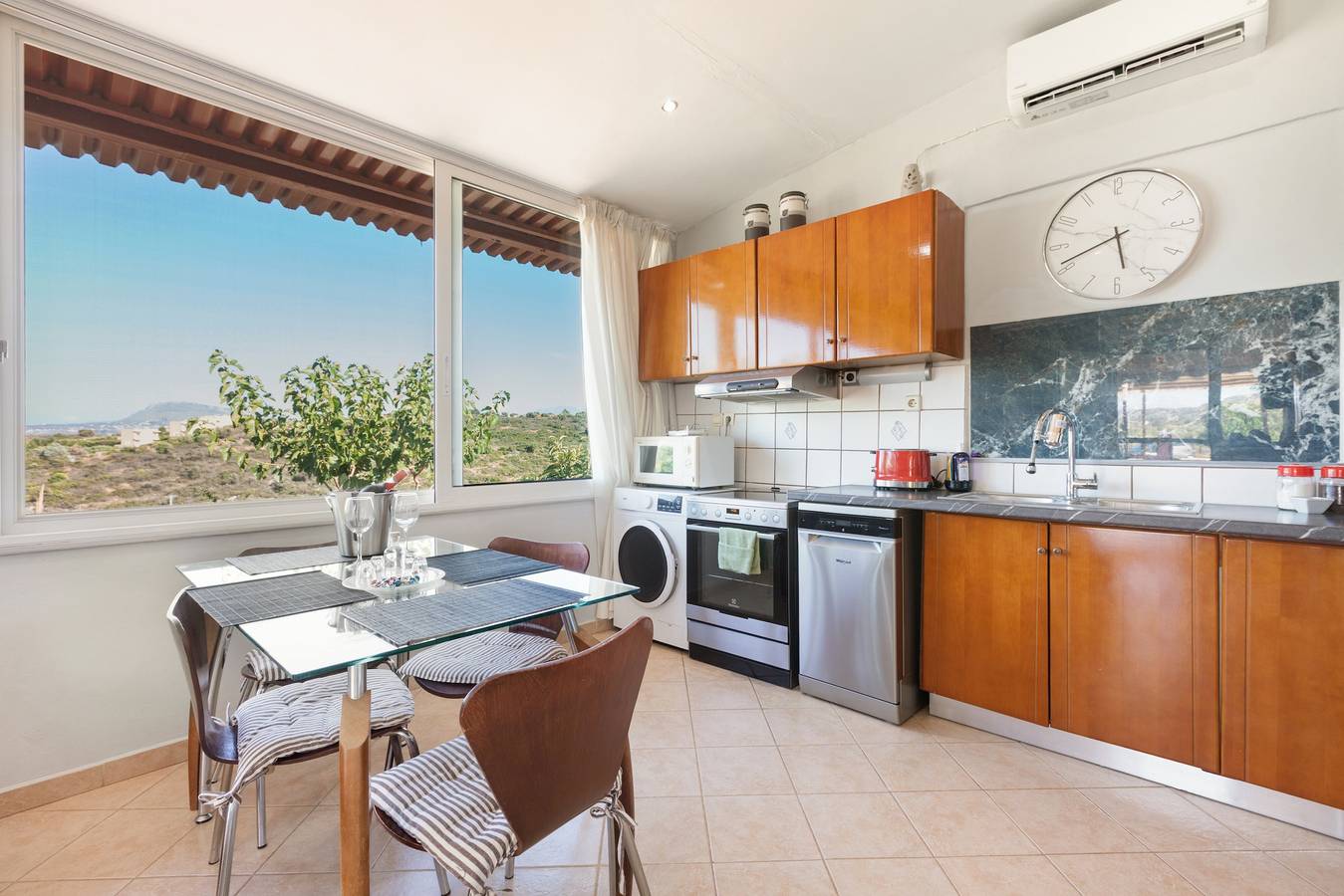 Voula Home Country House with Sea View, Wi-Fi, and Air Conditioning in Sternes, Akrotiri (Chania)