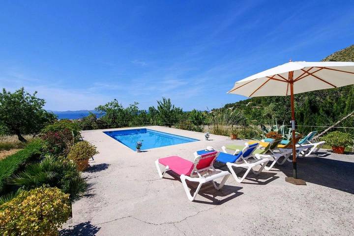 Ferienhaus Es Parral mit Pool und Wlan in Colònia de Sant Pere, Artà