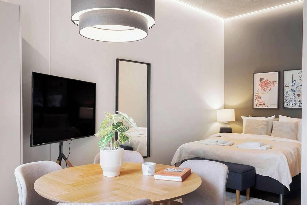 Entire apartment, Cozy Scandinavian Studio with Direct Entry in Aarhus, Aarhus Region