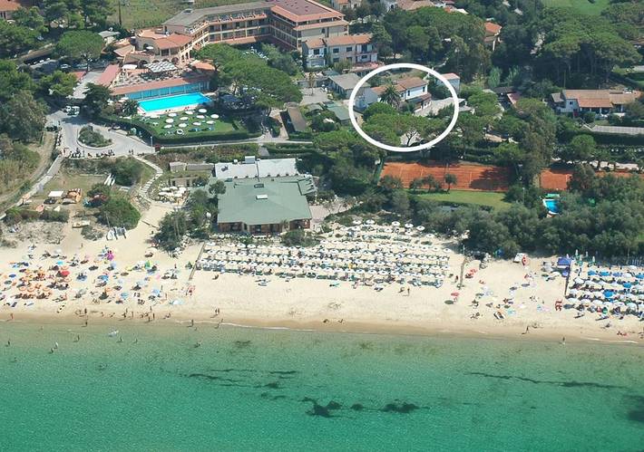 Appartamento per 4 persone, con terrazza e panorama a Biodola