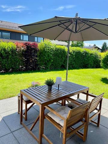 Ferienwohnung für 4 Personen, mit Garten, mit Haustier in Seebruck