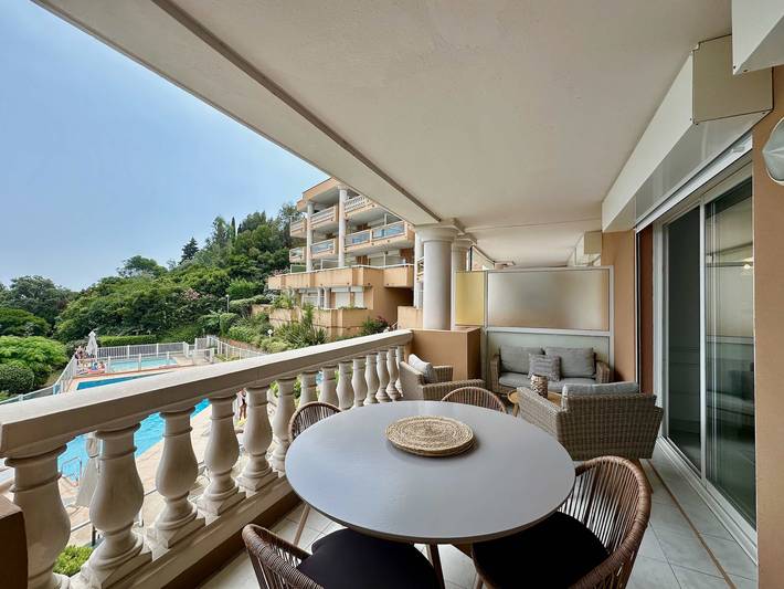 Ferienwohnung für 2 Personen, mit Pool und Balkon/Terrasse in Théoule-sur-Mer - 2