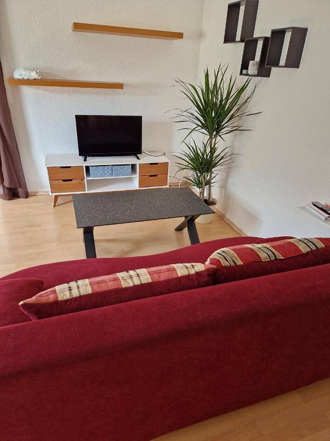 Ferienwohnung für 3 Personen, mit Terrasse und Garten sowie Ausblick