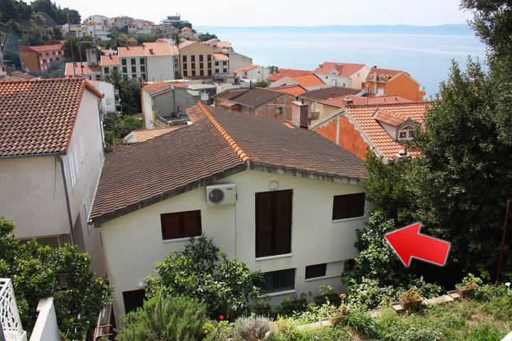 Apartamento entero, Apartamento para dos personas con balcón y vista al mar Podgora, Makarska A-6082-b in Podgora, Rivera de Makarska