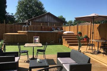 Gîte pour 6 personnes, avec jardin et balcon à Pontenx-les-Forges