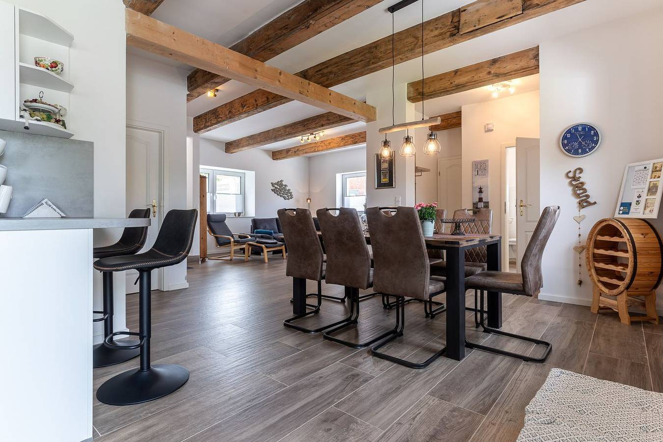 Ferienhaus „Bi de Kark“: Historischer Charme und moderner Komfort in Tating in Tating, Eiderstedt