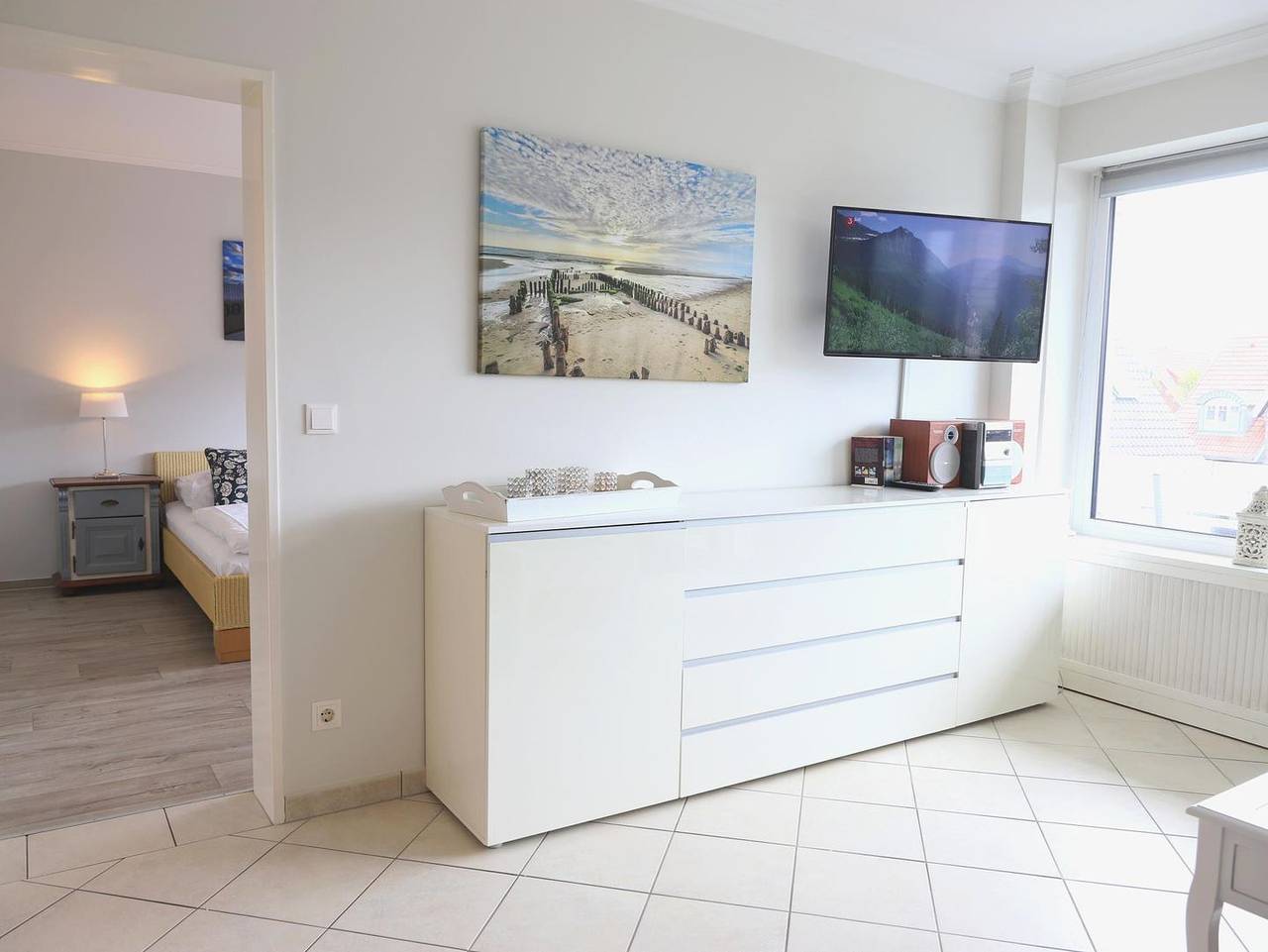Ganze Wohnung, Moderne 2-Zimmer-Wohnung mit Südbalkon in Westerland für 3 Personen in Westerland, Sylt (Gemeinde)