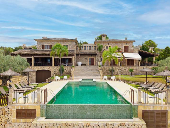 Finca für 18 Personen, mit Garten und Pool sowie Ausblick - 1