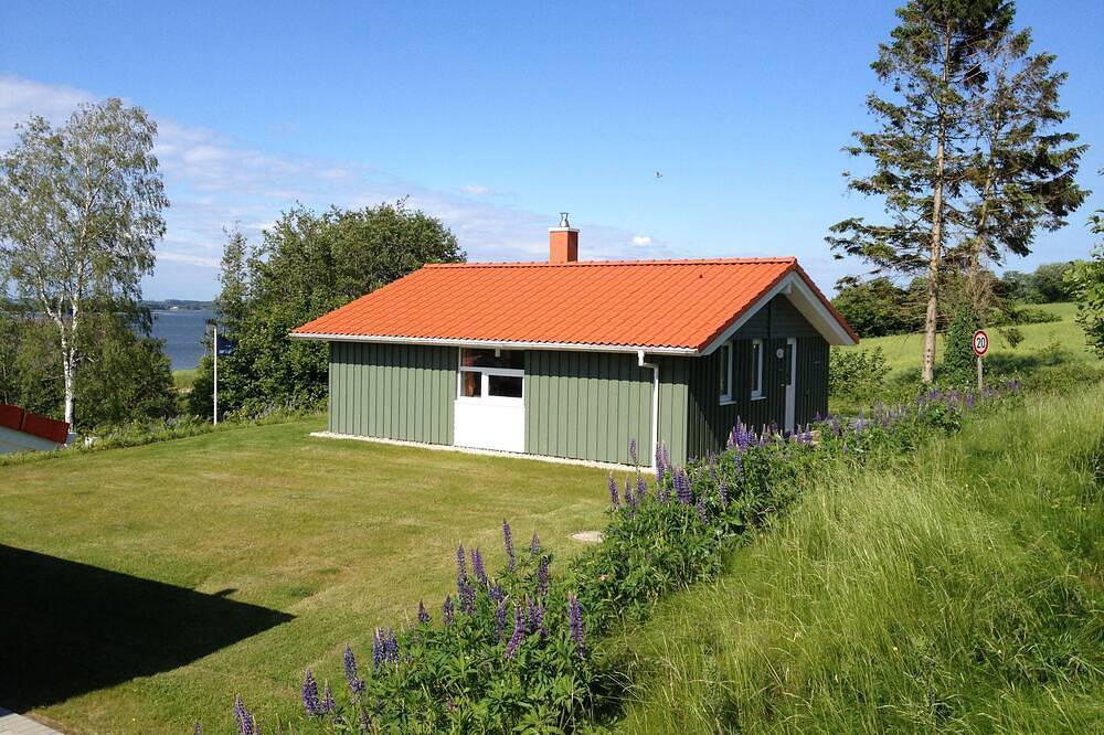 Gemütliches Ferienhaus am Hang mit Schleiblick | Wlan | Kaminofen | Sauna in Schlei, Kosel
