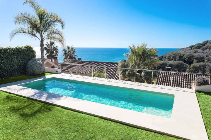 Casa rural para 8 personas, con Vistas al mar además de Terraza y Jardín en Maresme