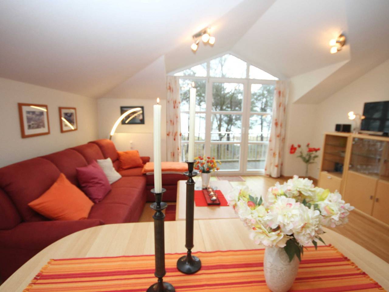 Ganze Ferienwohnung, Meeresblick Panorama Sauna Wlan Fitnessraum Dünenresidenz - zwei Zimmer Küche Bad (Du Badew Bidet) Wlan Sauna Fitnessr. Balkon in Breege, Rügen