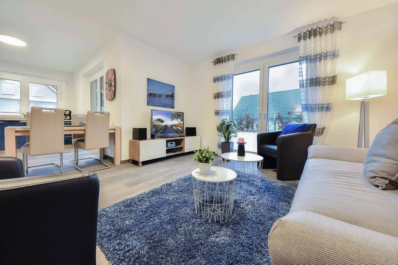 Appartement entier, Sonnenpark 05 - modern eingerichtet und Terrasse mit Strandkorb in Gothensee, Korswandt