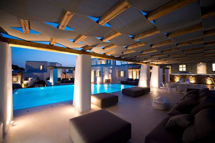 Excellent Tourlos Villa | 8 Bedrooms | Villa Opal | Stunning Sea and City Views in Tourlos (Mykonos), Mykonos