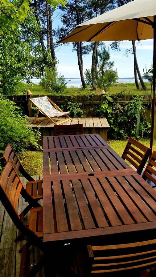 Location de vacances pour 6 personnes, avec vue sur le lac ainsi que jardin et vue dans Plage Moutchic - 4