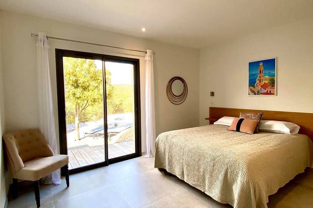 Neue Villa **** 145m² - Beheizter Pool - In der Nähe der Strände von L'Ile-Rousse in Monticello, Calvi und Umgebung