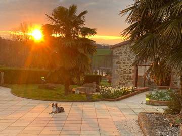 Chambre d’hôte pour 2 personnes, avec jardin ainsi que terrasse et vue dans Sèvremont