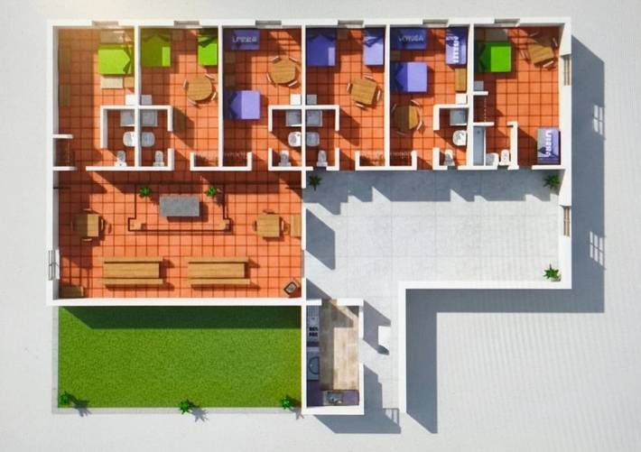 Casa de vacaciones para 21 personas, con vistas y jardín, Se admiten mascotas en Gúdar-Javalambre