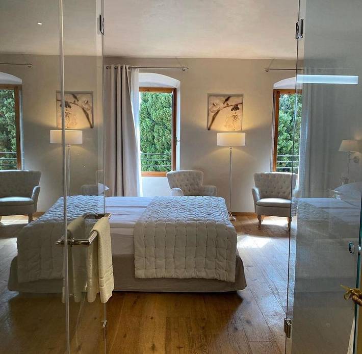 Chambre d’hôte pour 2 personnes, avec Terrasse ainsi que Vue sur le lac et Vue à Limone sul Garda