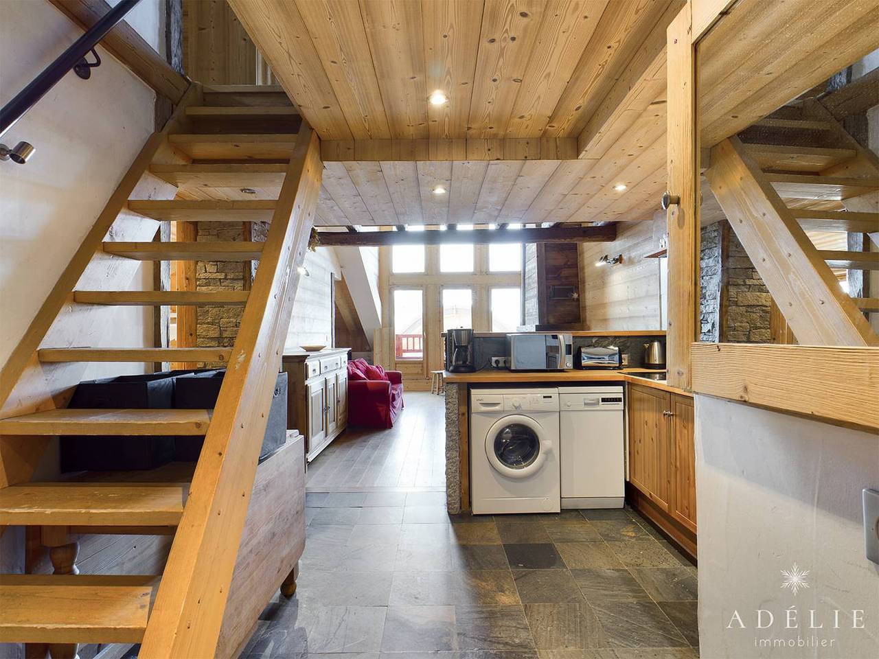 Appartement de vacances entier, Appartement 5 pièces duplex au pied des pistes de la Rosière  in La Rosière, Montvalezan