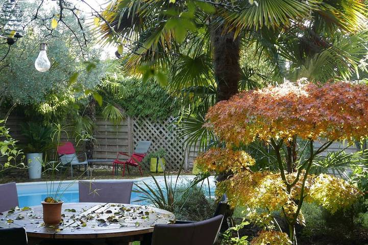 Ferienhaus für 4 Personen, mit Garten und Balkon