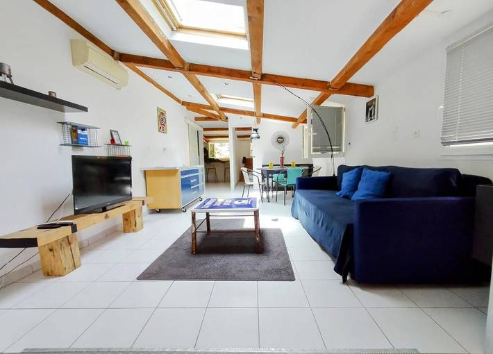 Apartamento de vacaciones para 2 personas, con piscina y jardín - 1
