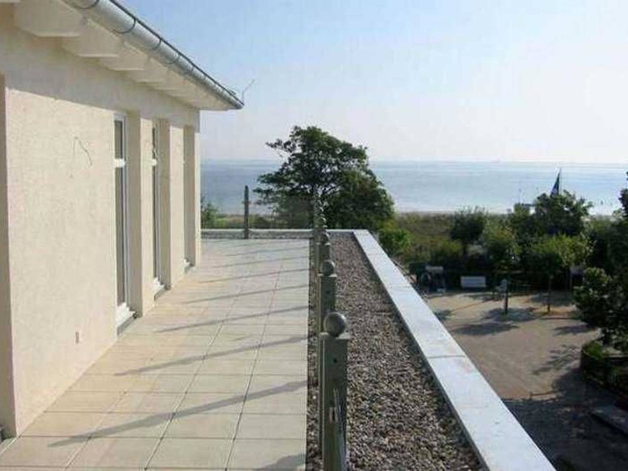 Ganze Ferienwohnung, Villa Aquamarina, 1. Reihe, tw. Seeblick, Lift, P/Tg - Villa Aquamarina Whg. 5, Terrasse, Fahrstuhl in Drei Kaiserbäder, Heringsdorf