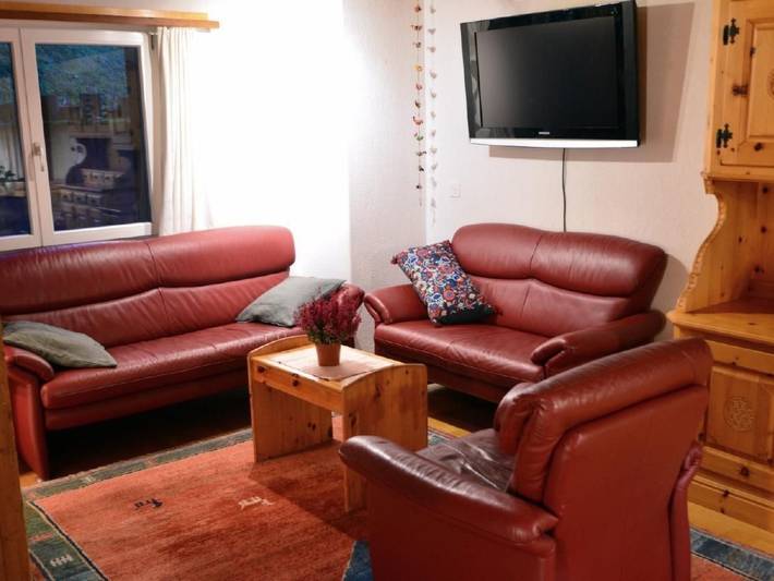 Ferienwohnung für 6 Personen, mit Terrasse und Ausblick in Mürren
