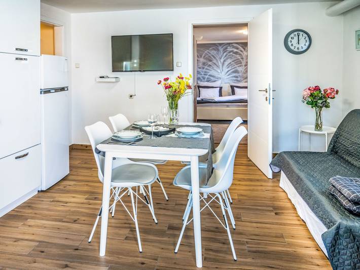 Ferienwohnung für 3 Personen, mit Terrasse