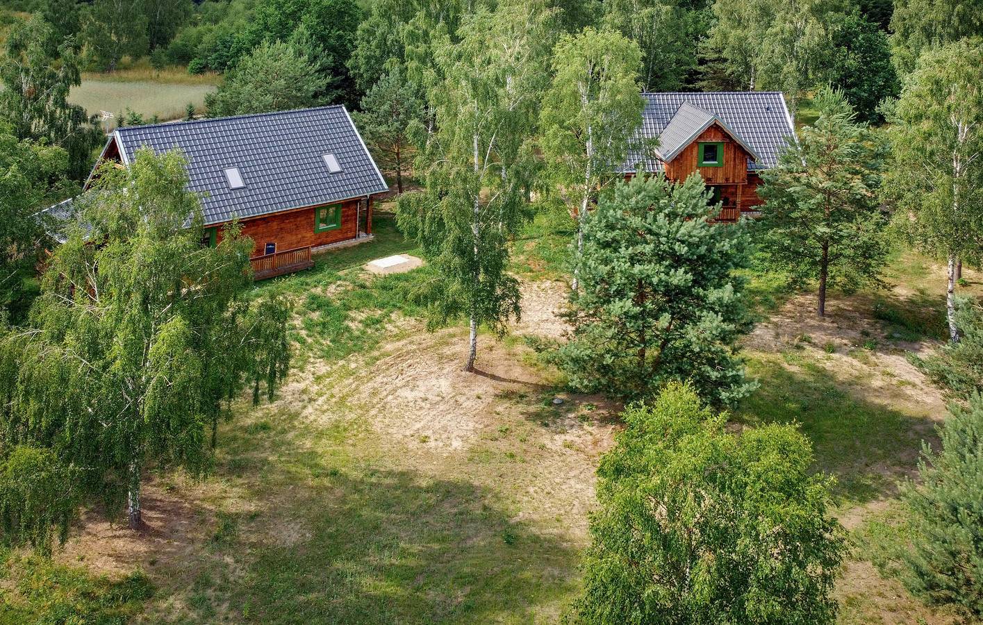 Casa de vacaciones para 5 personas con vistas al lago in Voivodato de Pomerania Occidental