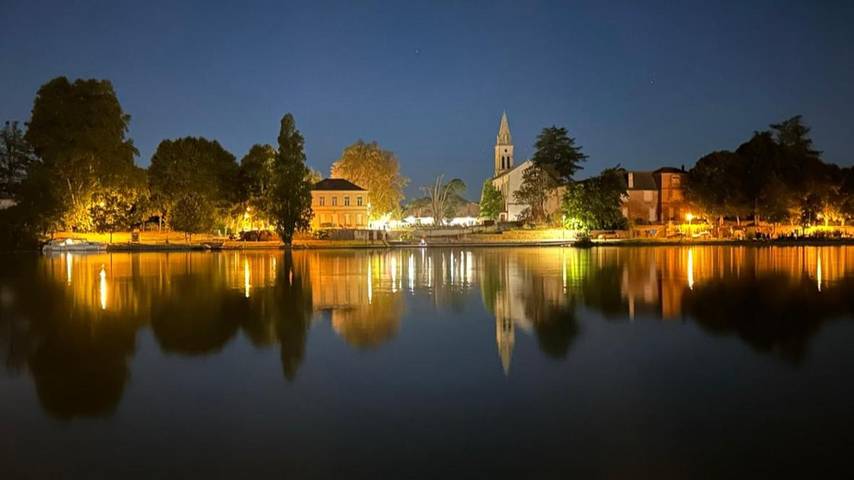 Gîte pour 2 personnes, avec jardin et vue ainsi que terrasse et piscine à Le Temple-sur-Lot - 3