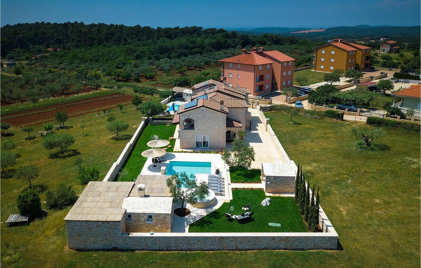 Ferienhaus für 8 Personen mit Garten in Rovinjsko Selo, Rovinj und Umgebung