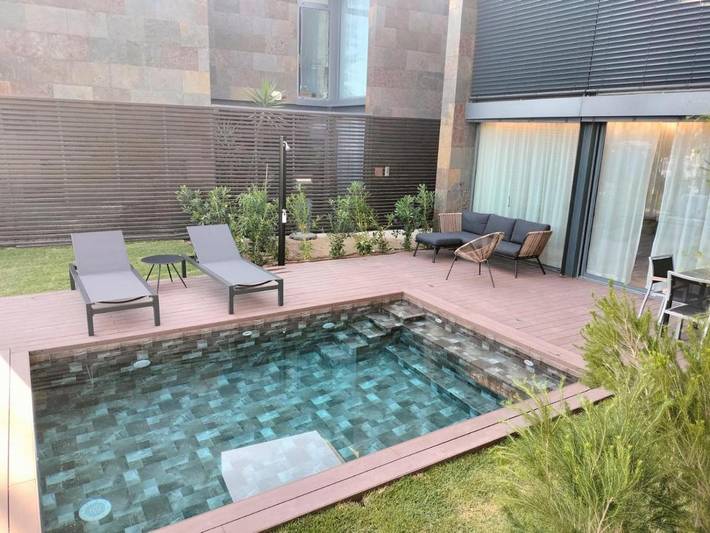 Casa de férias para 6 pessoas, com piscina e jardim e ainda jacuzzi em Península de Troia